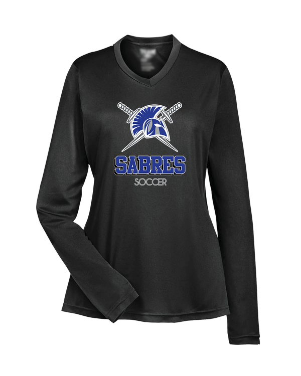 Sumner Academy Soccer Shadow - Womens Performance Long Sleeve