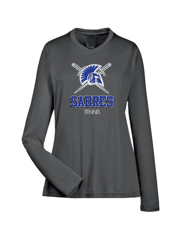 Sumner Academy Tennis Shadow - Womens Performance Long Sleeve