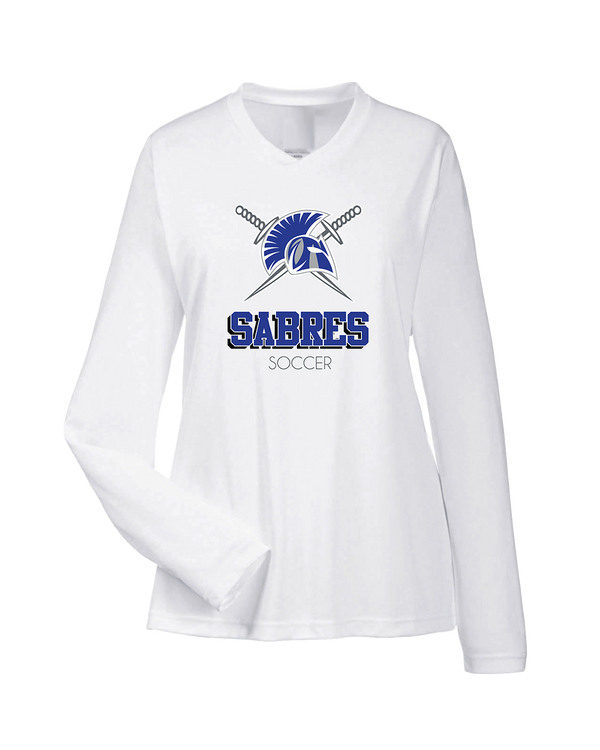 Sumner Academy Soccer Shadow - Womens Performance Long Sleeve