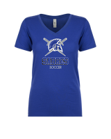 Sumner Academy Soccer Shadow - Womens V-Neck