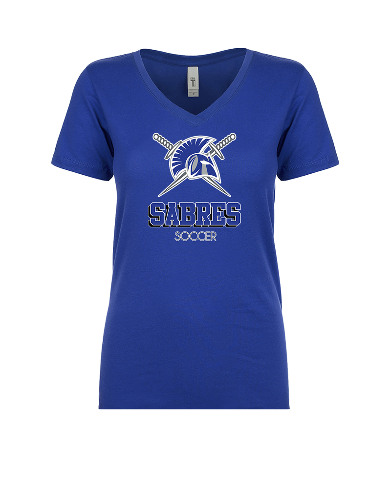 Sumner Academy Soccer Shadow - Womens V-Neck