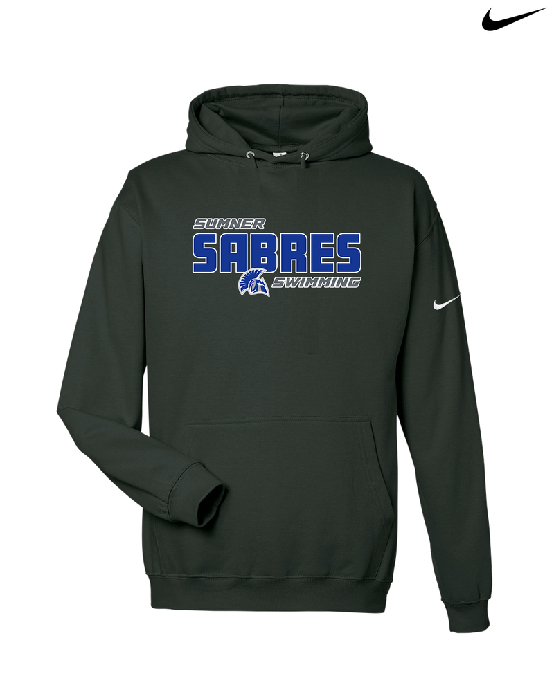 Sumner Academy Swimming Bold - Nike Club Fleece Hoodie