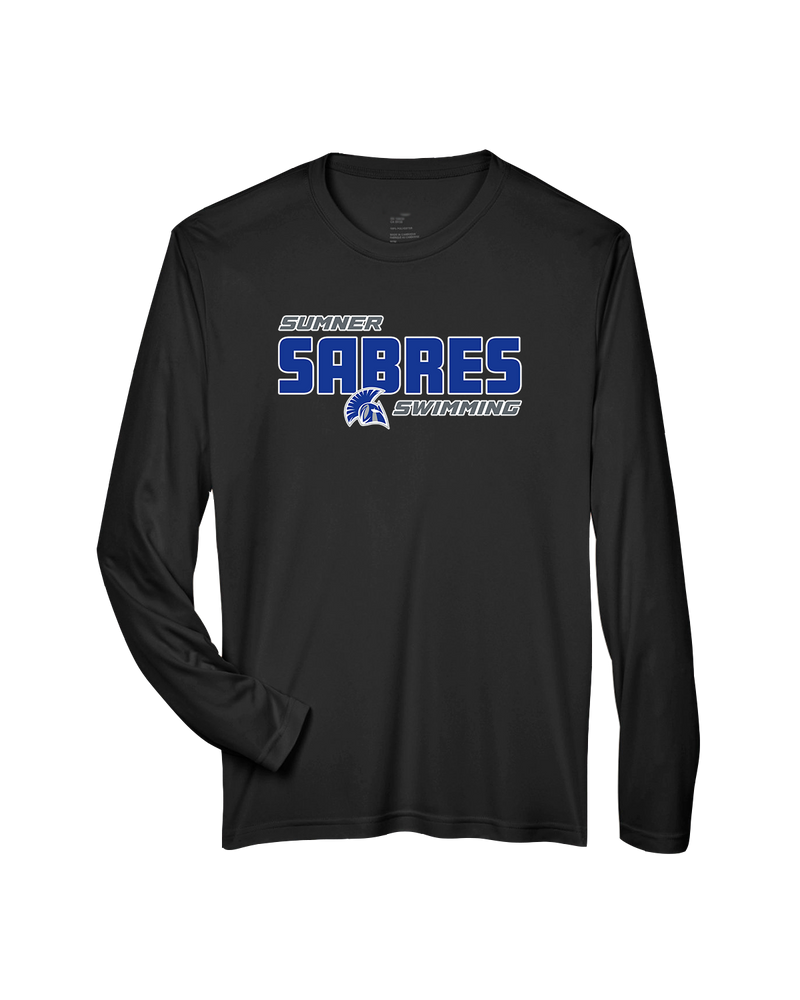 Sumner Academy Swimming Bold - Performance Long Sleeve