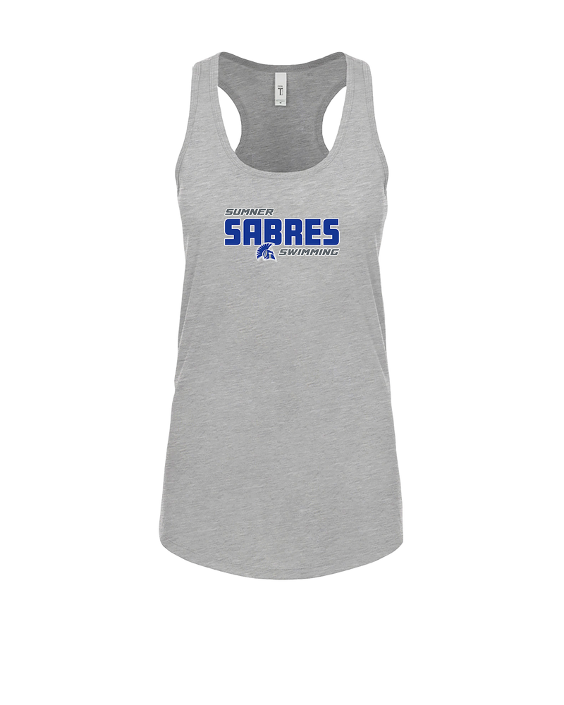 Sumner Academy Swimming Bold - Womens Tank Top