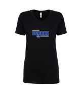 Sumner Academy Swimming Bold - Womens V-Neck