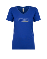 Sumner Academy Swimming Bold - Womens V-Neck