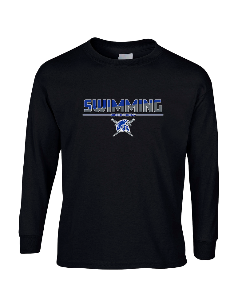 Sumner Academy Swimming Cut - Mens Basic Cotton Long Sleeve