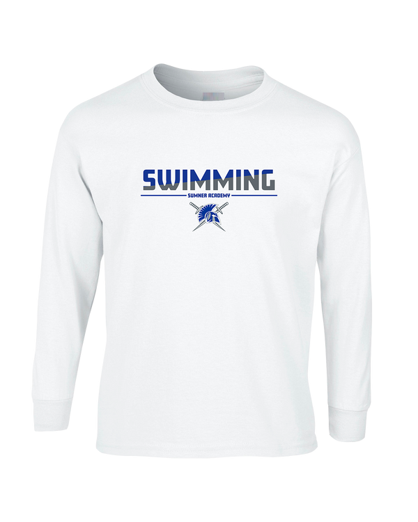 Sumner Academy Swimming Cut - Mens Basic Cotton Long Sleeve