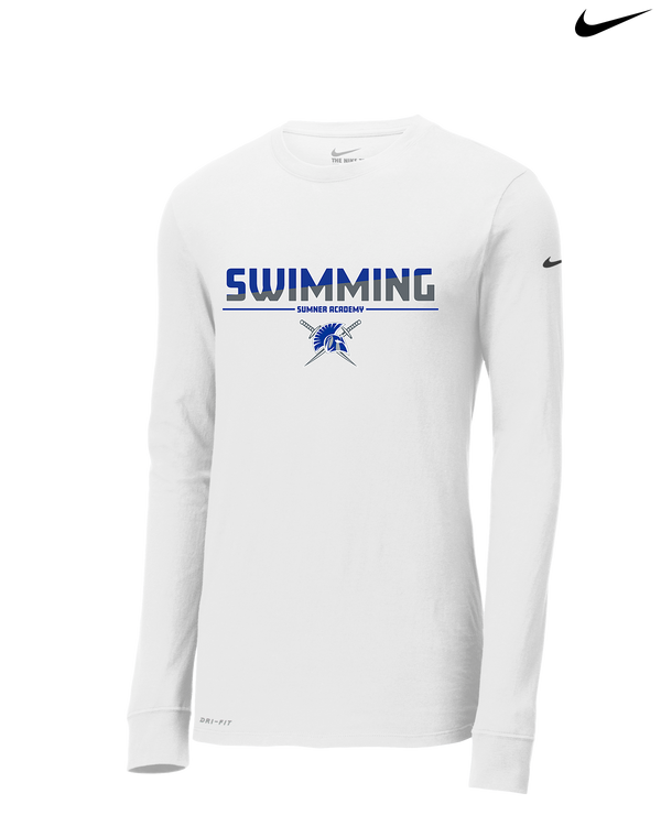 Sumner Academy Swimming Cut - Nike Dri-Fit Poly Long Sleeve