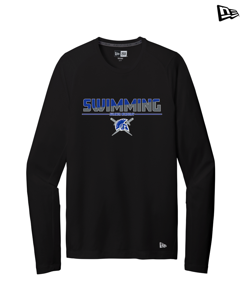 Sumner Academy Swimming Cut - New Era Long Sleeve Crew