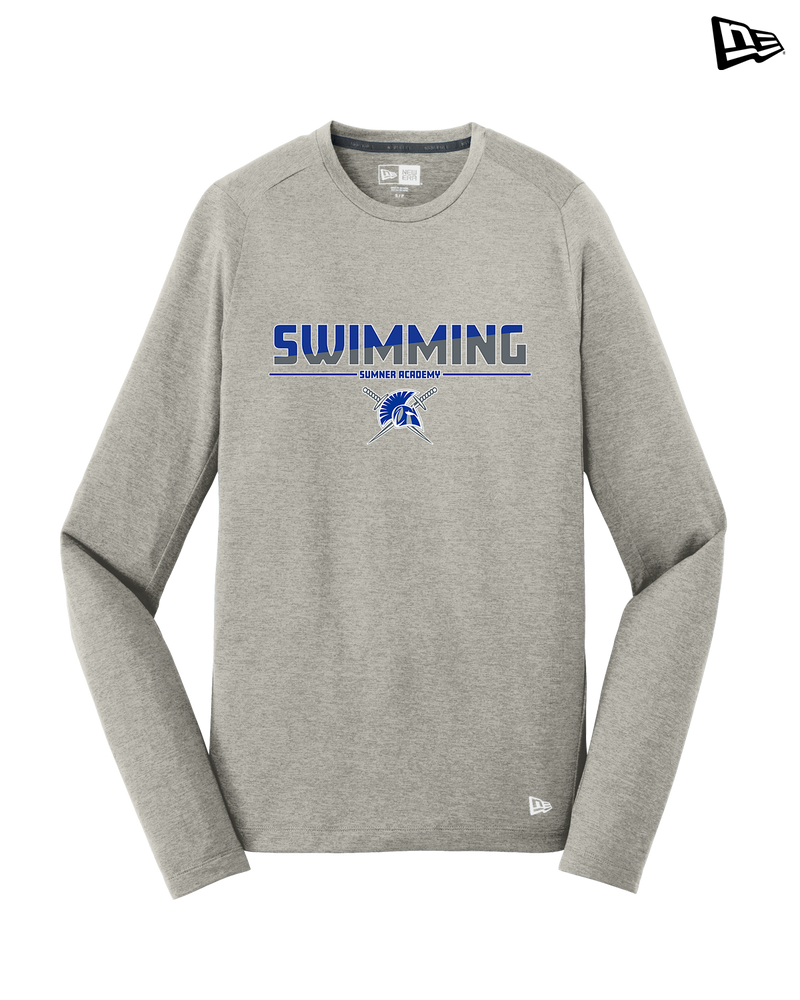 Sumner Academy Swimming Cut - New Era Long Sleeve Crew