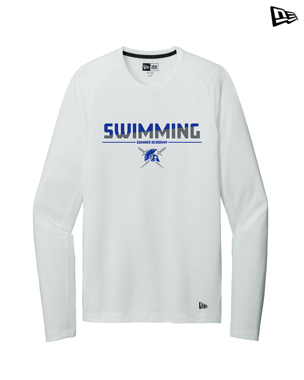 Sumner Academy Swimming Cut - New Era Long Sleeve Crew