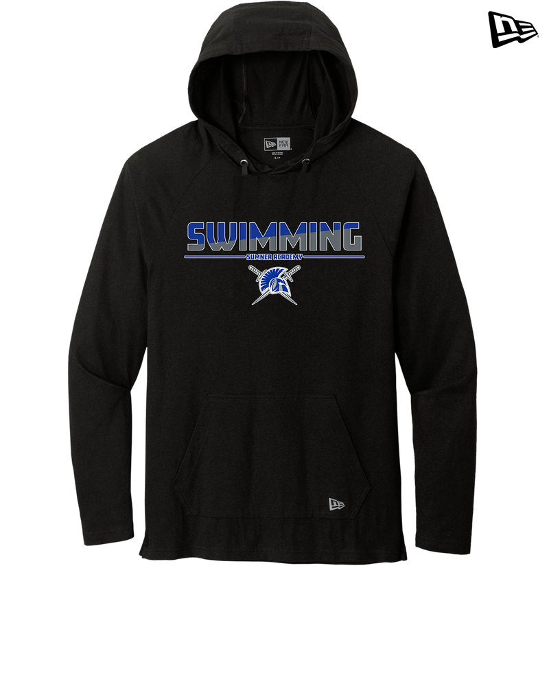 Sumner Academy Swimming Cut - New Era Tri Blend Hoodie