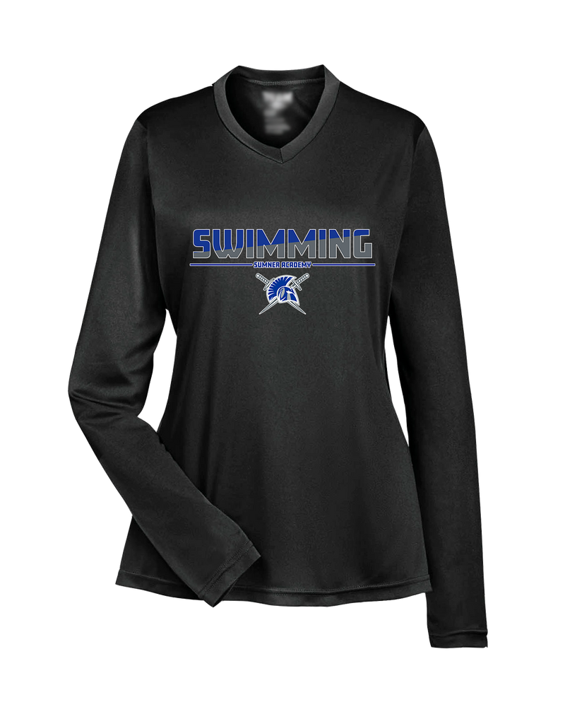 Sumner Academy Swimming Cut - Womens Performance Long Sleeve