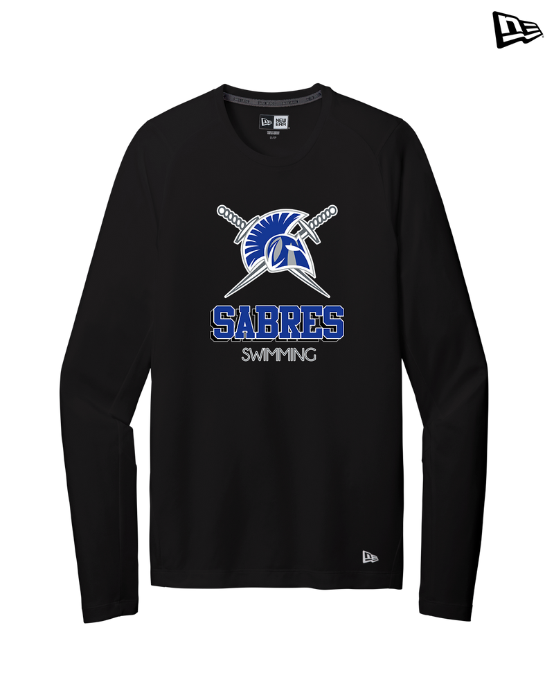 Sumner Academy Swimming Shadow - New Era Long Sleeve Crew