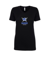 Sumner Academy Swimming Shadow - Womens V-Neck
