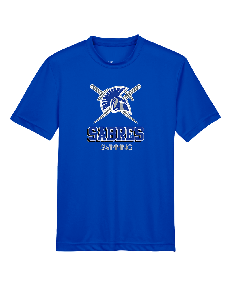 Sumner Academy Swimming Shadow - Youth Performance T-Shirt