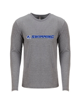 Sumner Academy Swimming Switch - Tri Blend Long Sleeve
