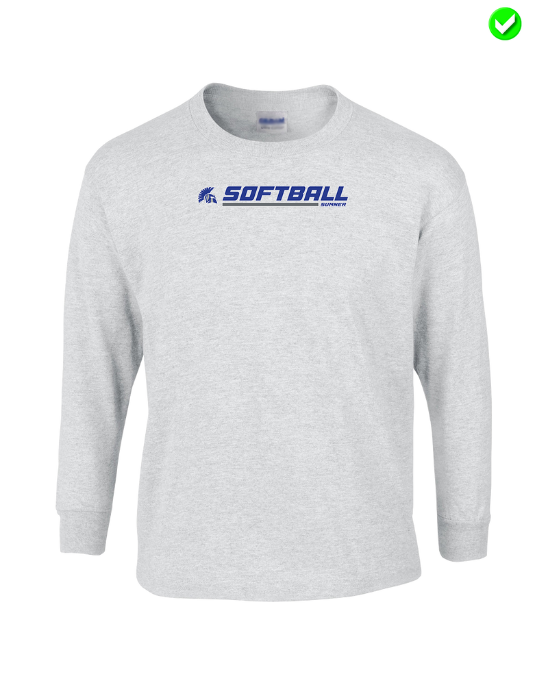 Sumner Academy Softball Switch - Mens Basic Cotton Long Sleeve