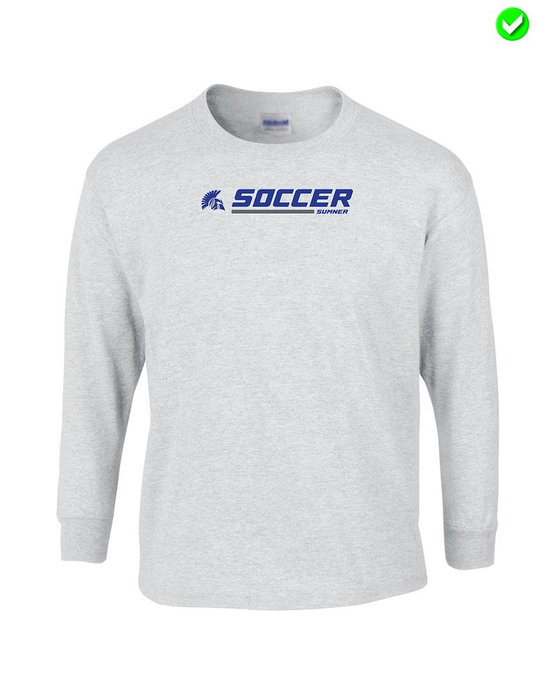 Sumner Academy Soccer Switch - Mens Basic Cotton Long Sleeve