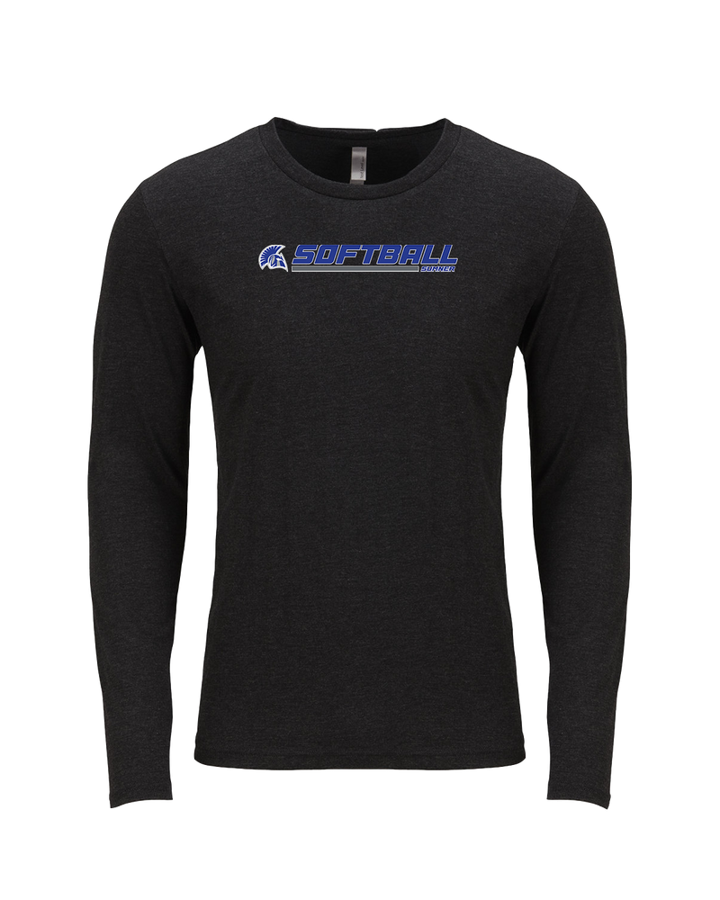 Sumner Academy Softball Switch - Tri Blend Long Sleeve