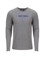Sumner Academy Softball Switch - Tri Blend Long Sleeve