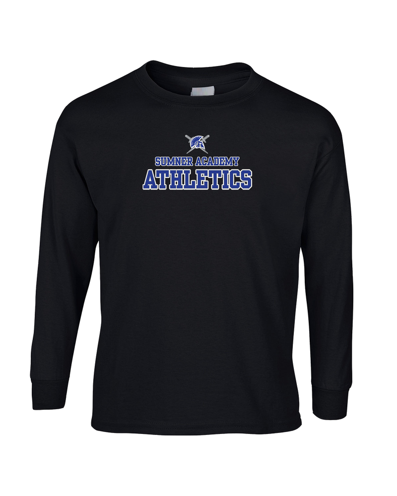 Sumner Academy Athletics Sword - Mens Basic Cotton Long Sleeve