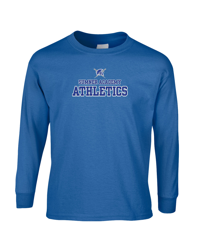 Sumner Academy Athletics Sword - Mens Basic Cotton Long Sleeve