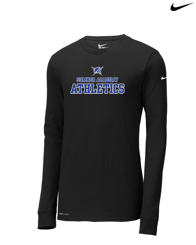 Sumner Academy Athletics Sword - Nike Dri-Fit Poly Long Sleeve