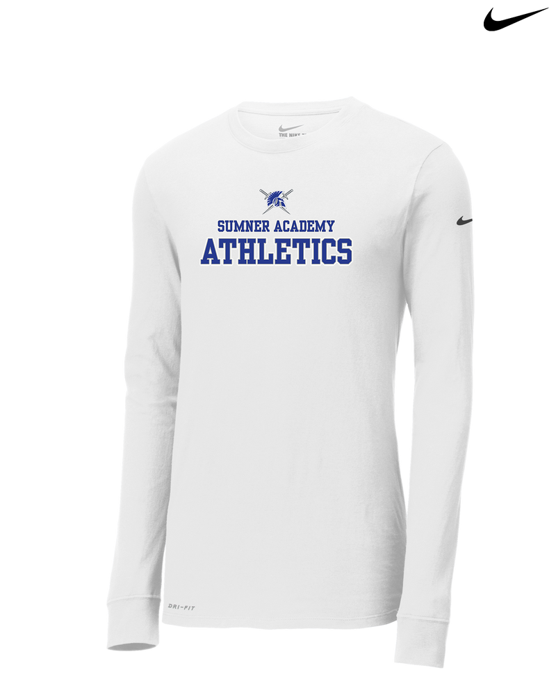 Sumner Academy Athletics Sword - Nike Dri-Fit Poly Long Sleeve