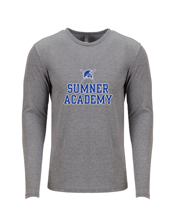 Sumner Academy Sword - Tri Blend Long Sleeve
