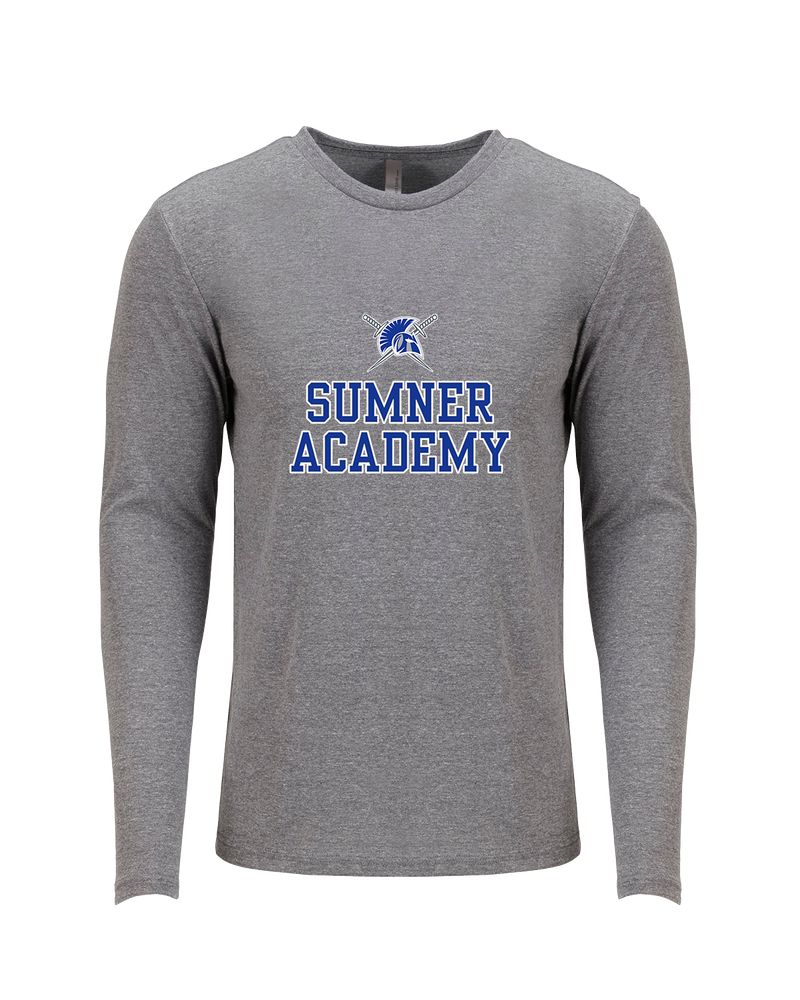 Sumner Academy Sword - Tri Blend Long Sleeve