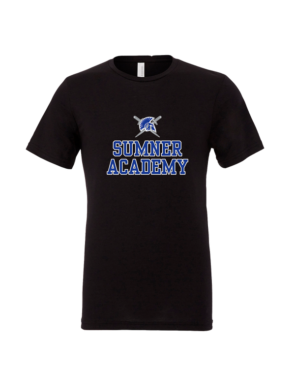 Sumner Academy Sword - Mens Tri Blend Shirt