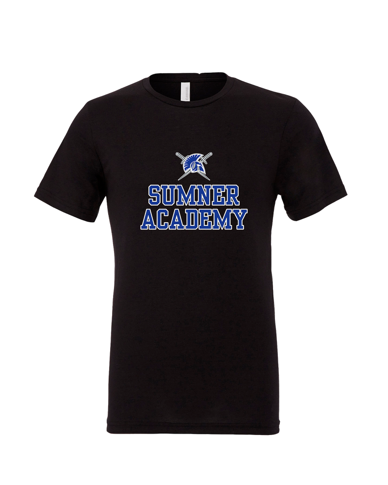 Sumner Academy Sword - Mens Tri Blend Shirt