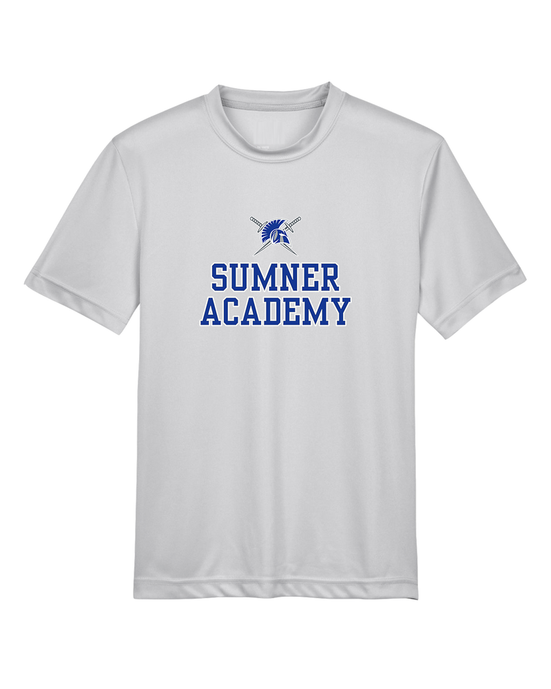 Sumner Academy Sword - Youth Performance T-Shirt