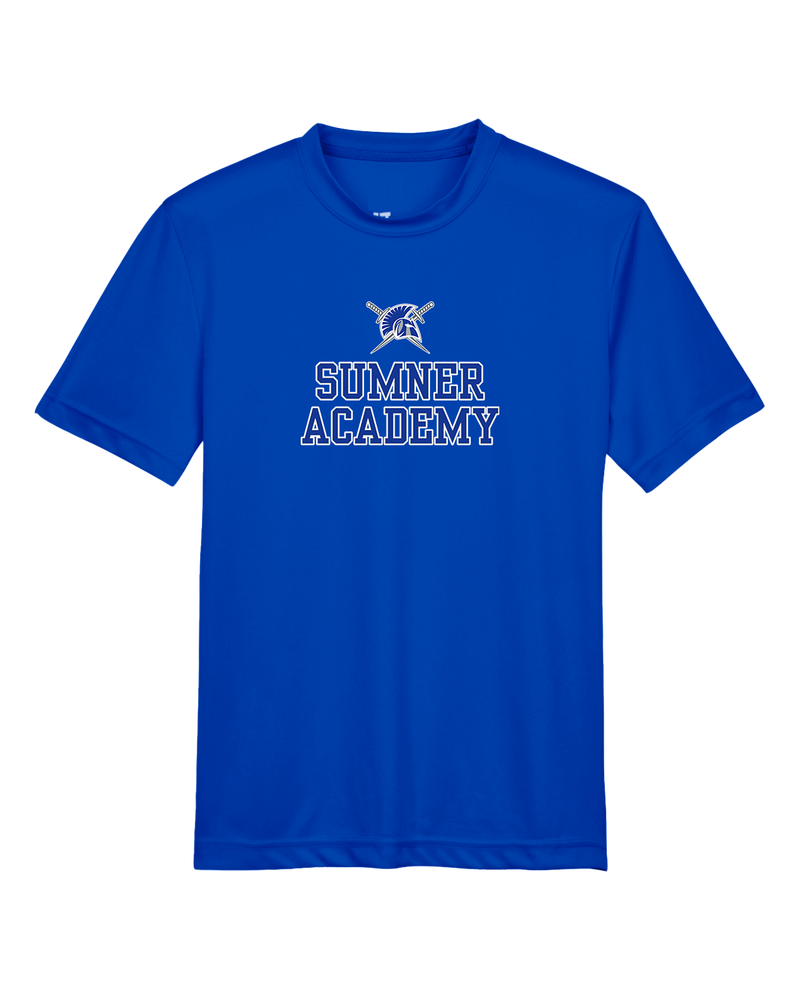 Sumner Academy Sword - Youth Performance T-Shirt
