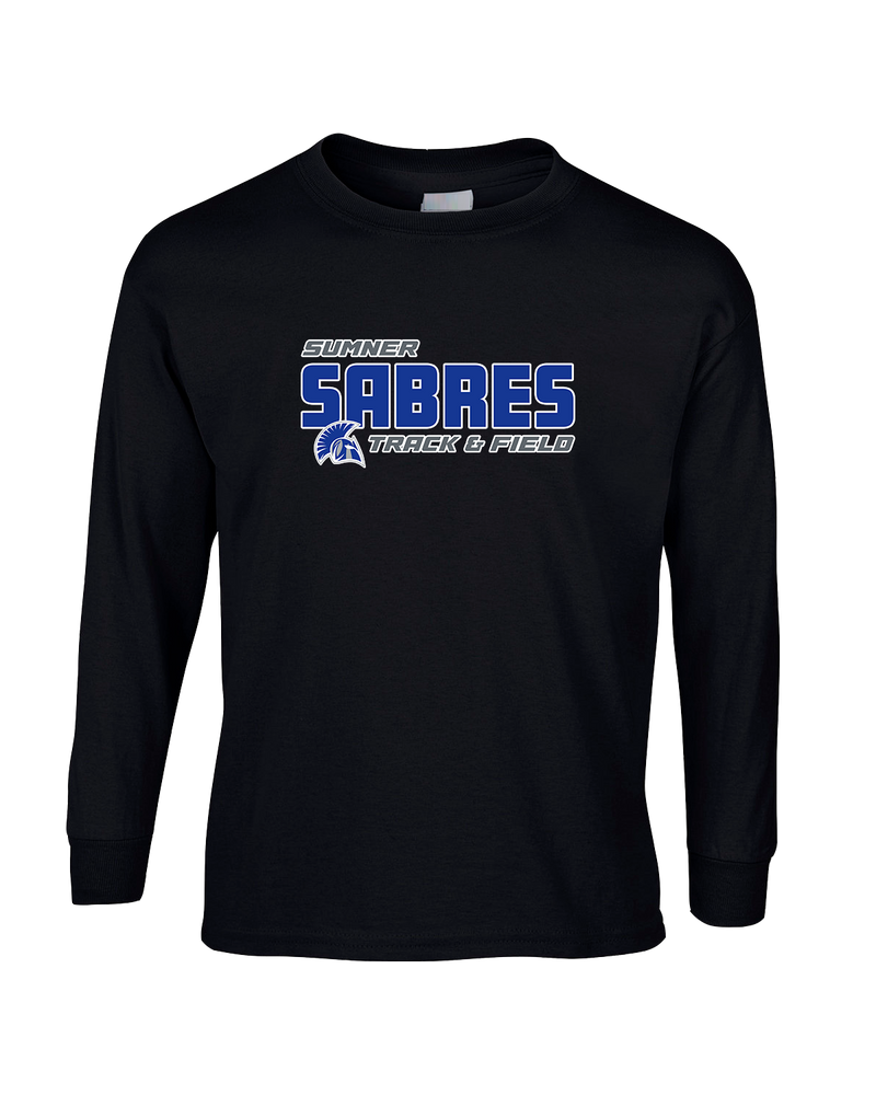Sumner Academy Track & Field Bold - Mens Basic Cotton Long Sleeve