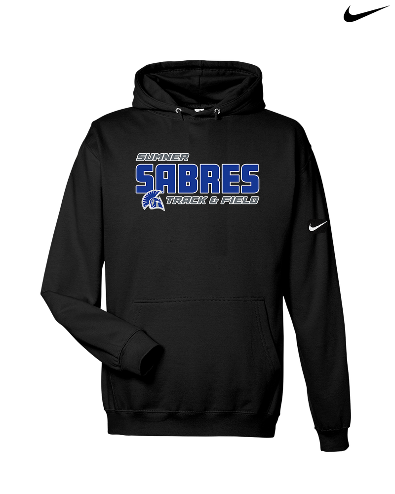 Sumner Academy Track & Field Bold - Nike Club Fleece Hoodie