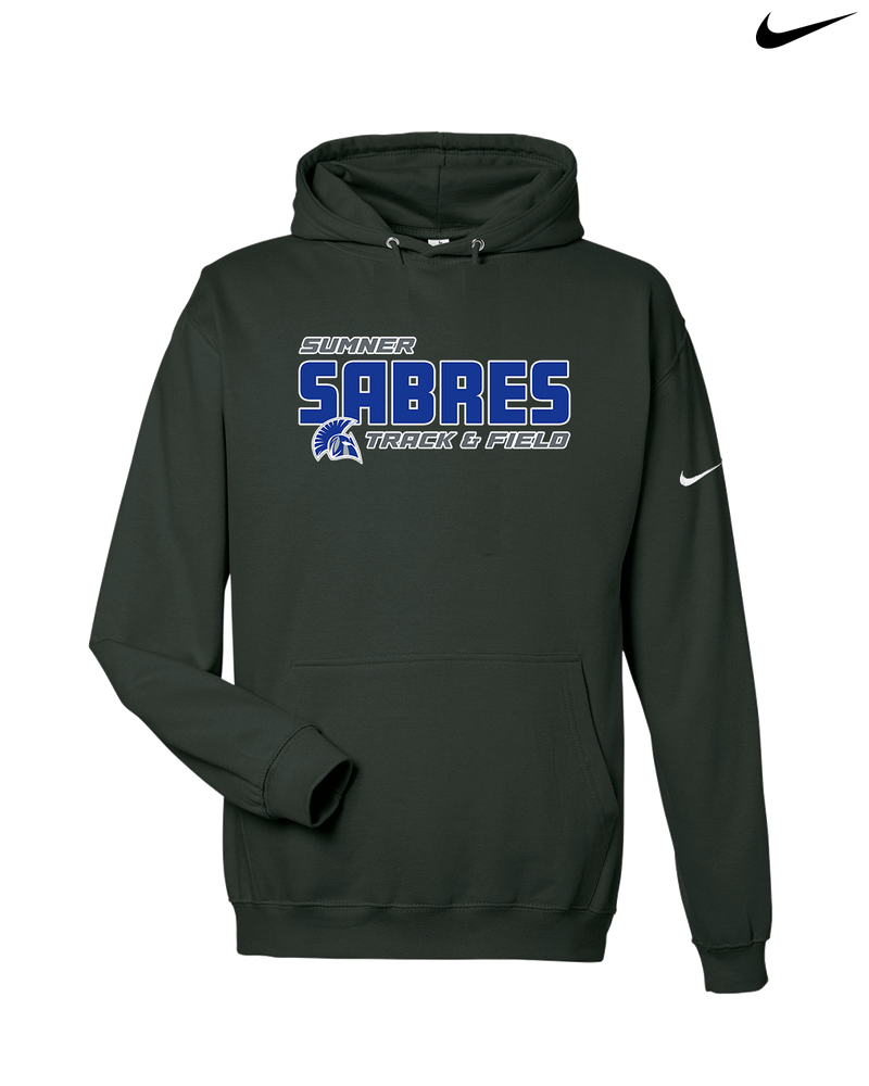 Sumner Academy Track & Field Bold - Nike Club Fleece Hoodie