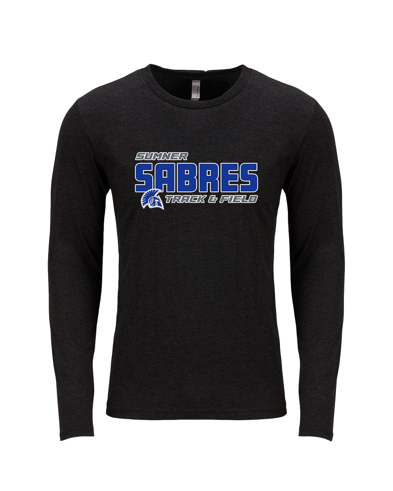 Sumner Academy Track & Field Bold - Tri Blend Long Sleeve