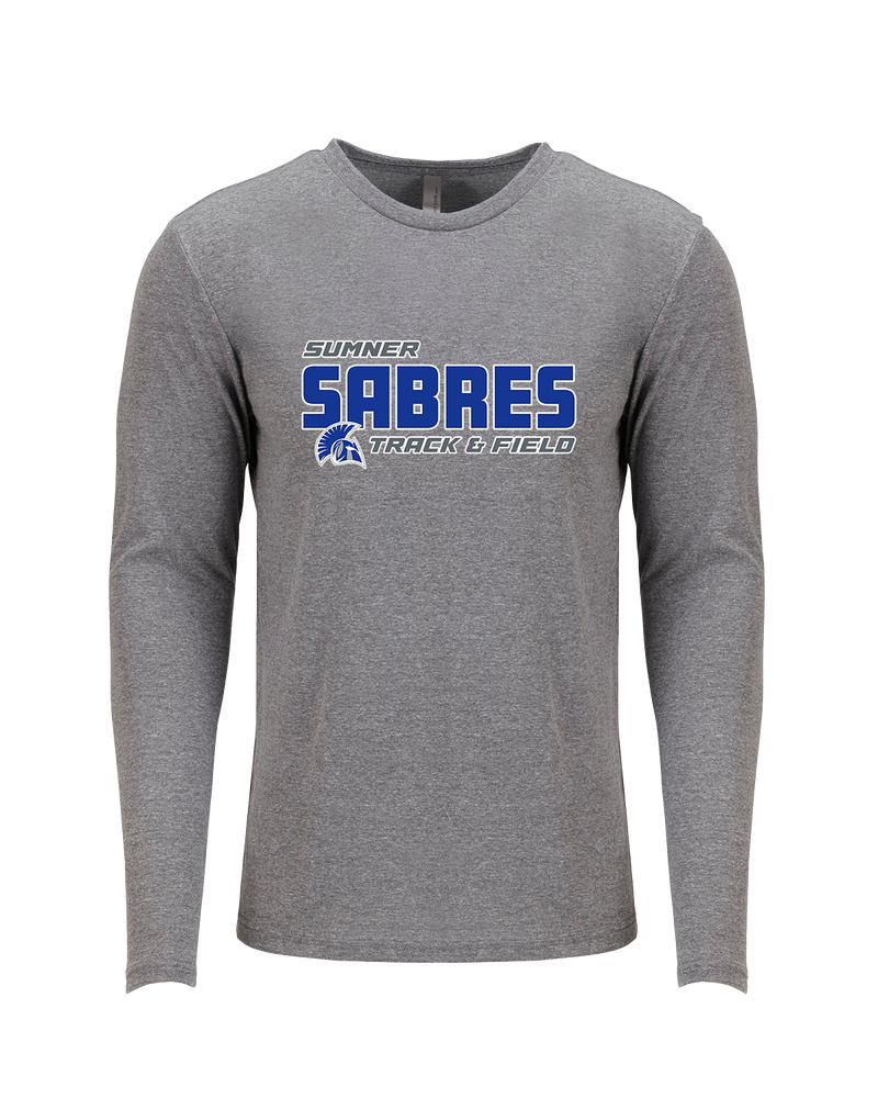 Sumner Academy Track & Field Bold - Tri Blend Long Sleeve