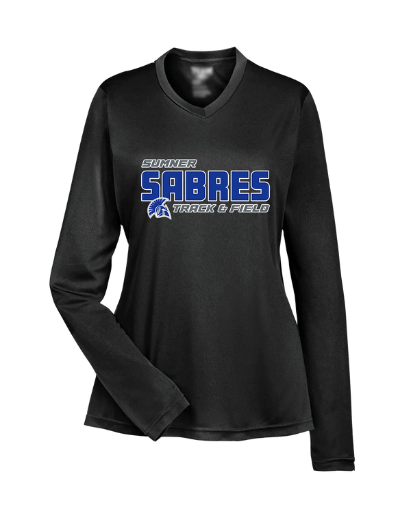 Sumner Academy Track & Field Bold - Womens Performance Long Sleeve