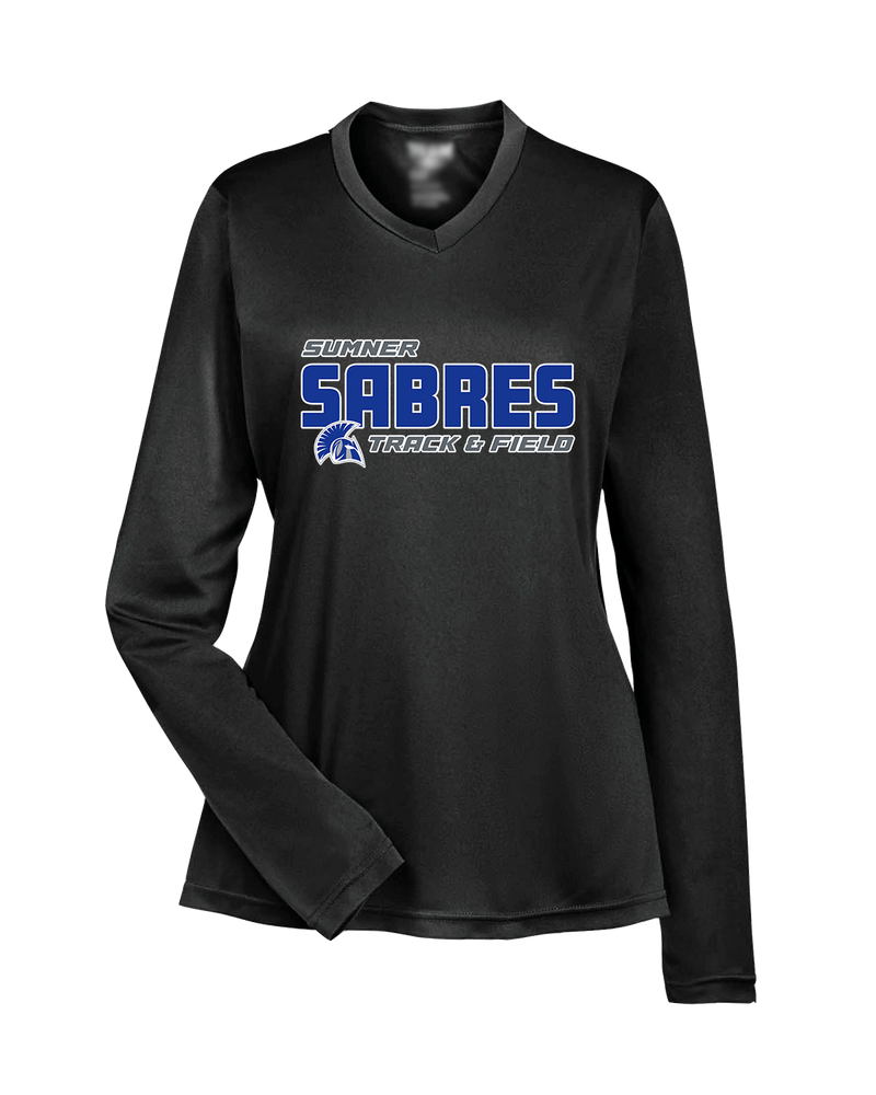 Sumner Academy Track & Field Bold - Womens Performance Long Sleeve