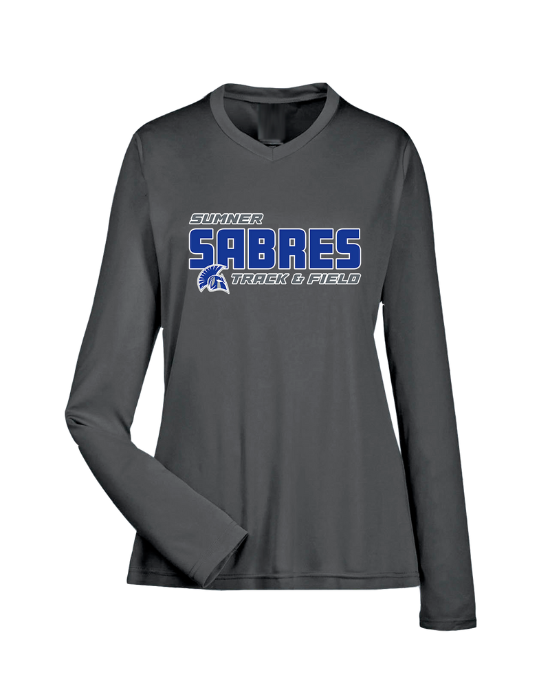 Sumner Academy Track & Field Bold - Womens Performance Long Sleeve