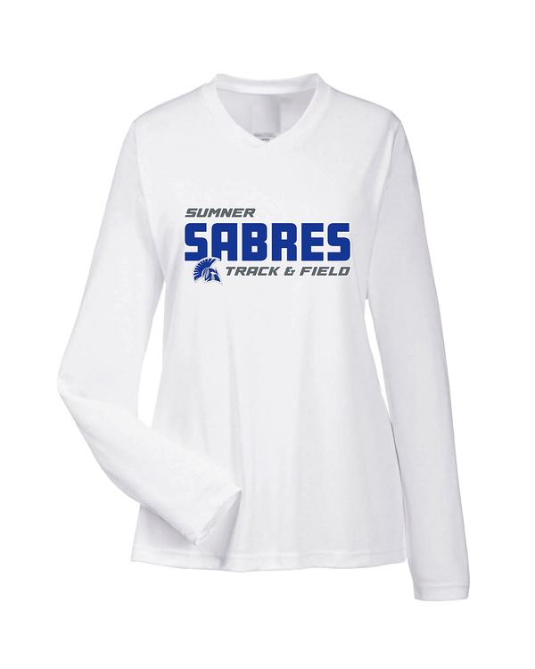 Sumner Academy Track & Field Bold - Womens Performance Long Sleeve