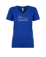 Sumner Academy Track & Field Bold - Womens V-Neck