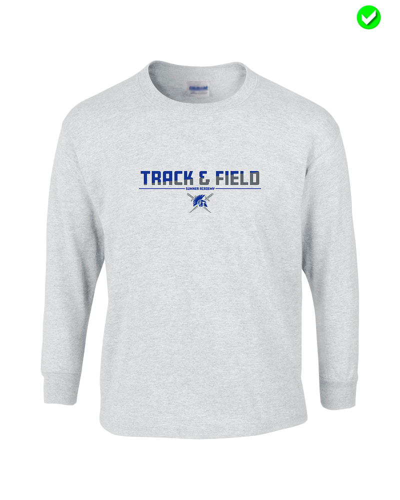 Sumner Academy Track & Field Cut - Mens Basic Cotton Long Sleeve