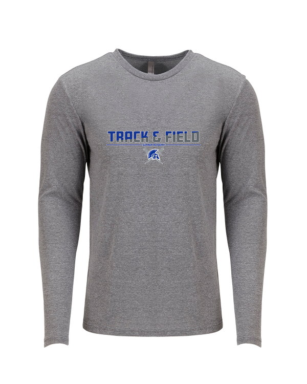 Sumner Academy Track & Field Cut - Tri Blend Long Sleeve