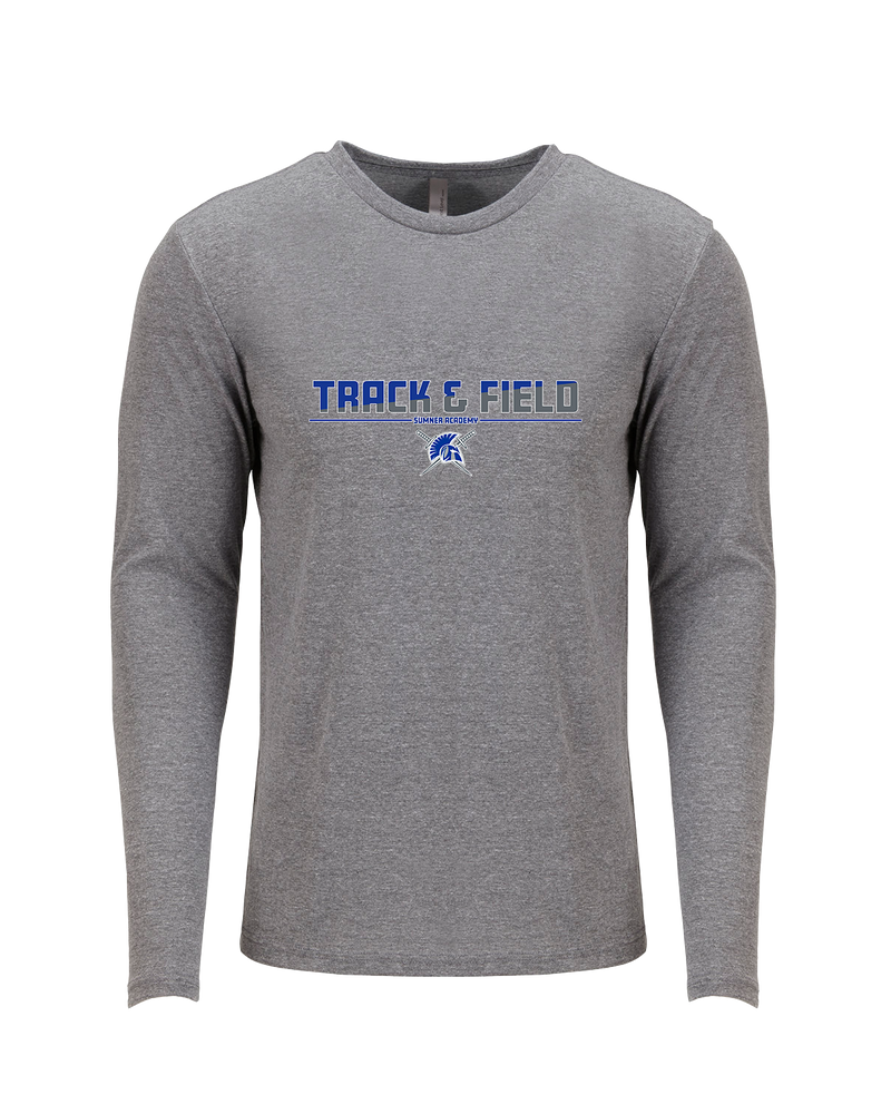 Sumner Academy Track & Field Cut - Tri Blend Long Sleeve