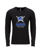 Sumner Academy Track & Field Shadow - Tri Blend Long Sleeve